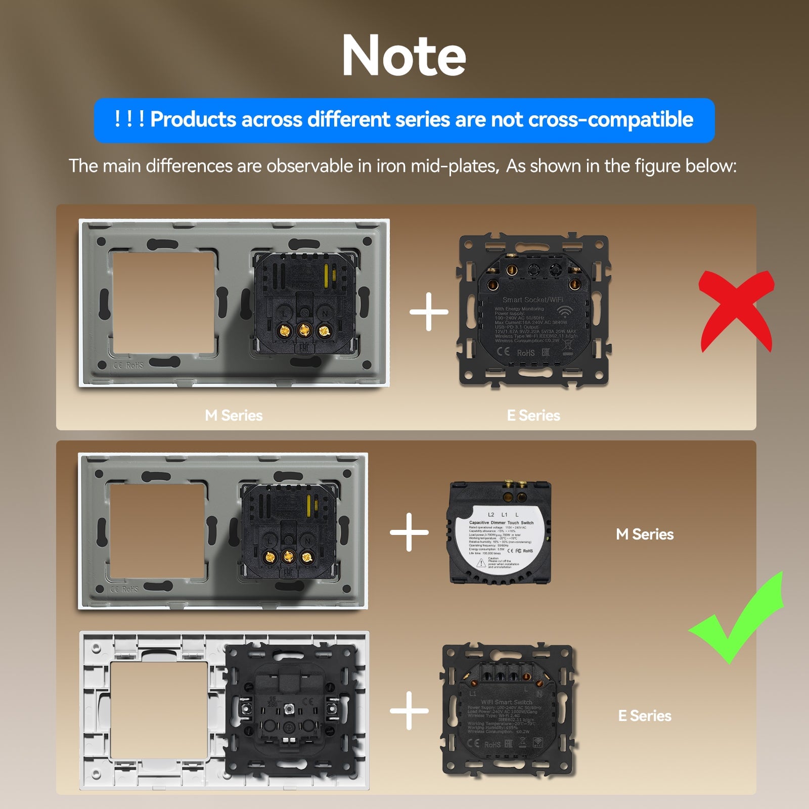 Bseed Crystal Glass Frame Smart Switch Socket Frame USB RJ45 Socket TV Satellite Wall Plug Function Parts DIY Free Combination Grey Color socket Bseedswitch 