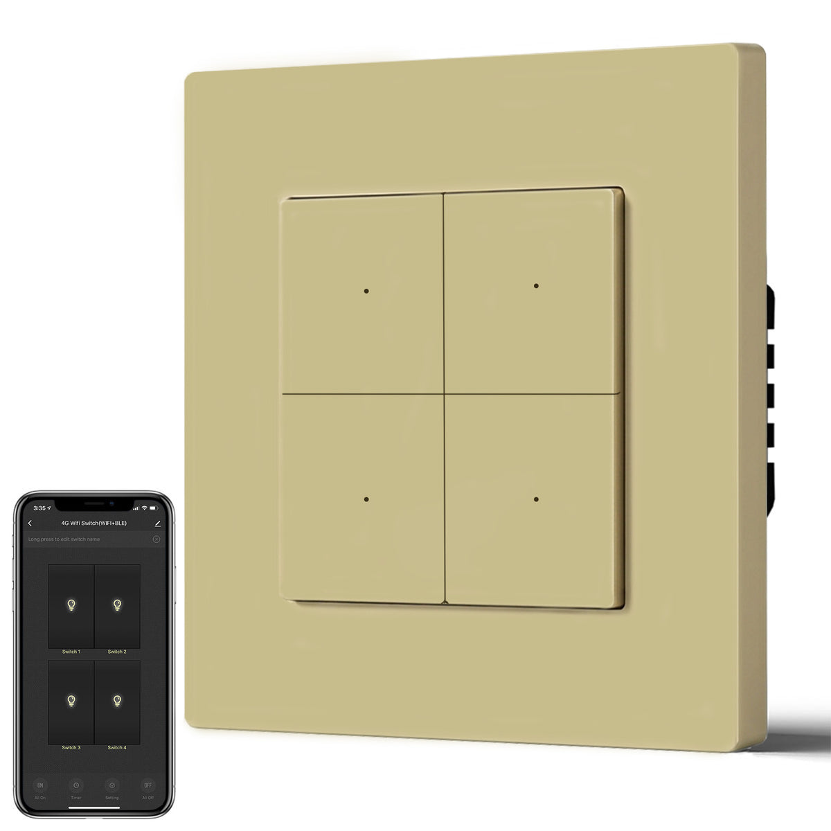 BSEED Smart Wifi Light Switch (With Neutral)