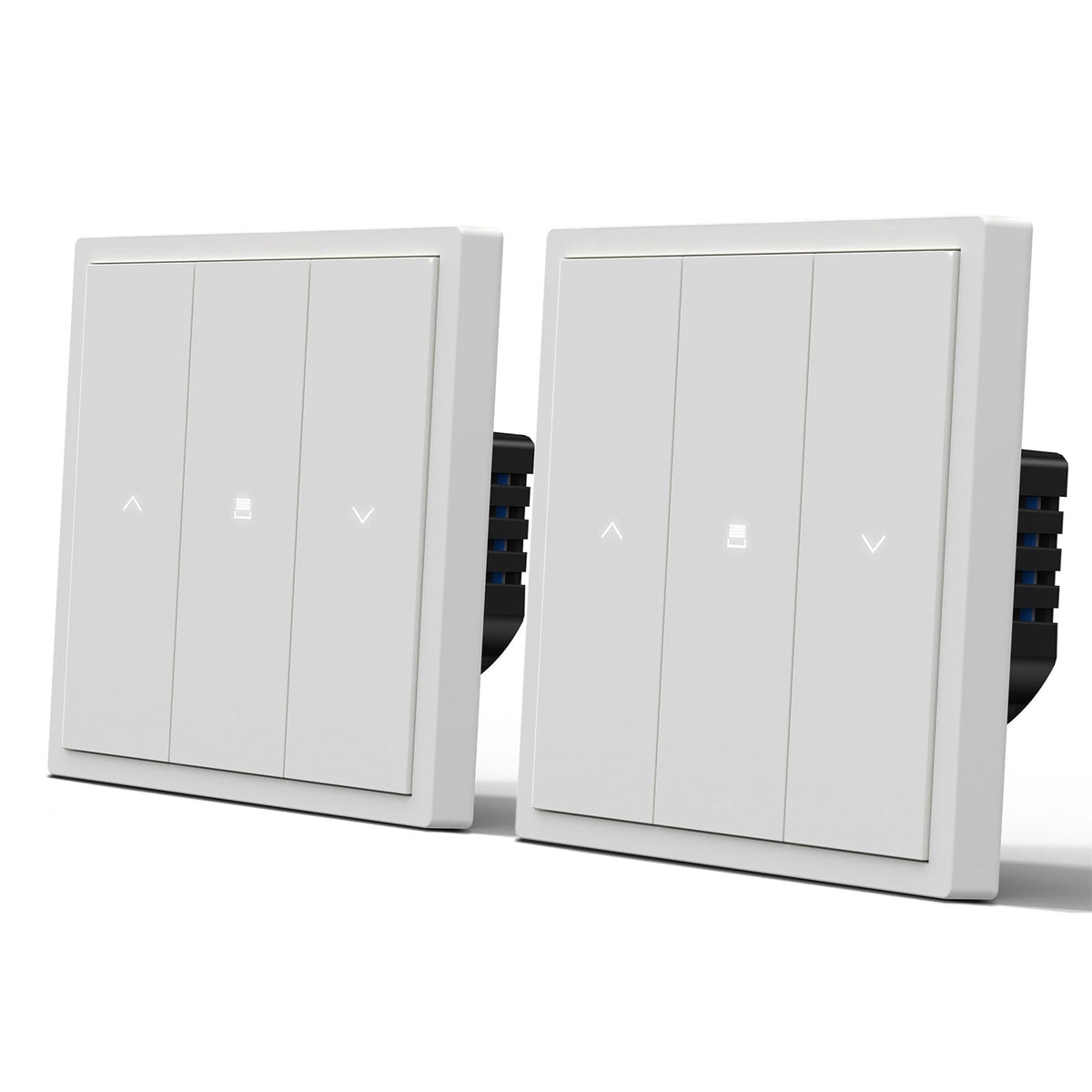 BSEED Scale Series Smart Wifi Roller Shutter Blind Switch Light Switches Bseedswitch White 2 PCS/Pack 