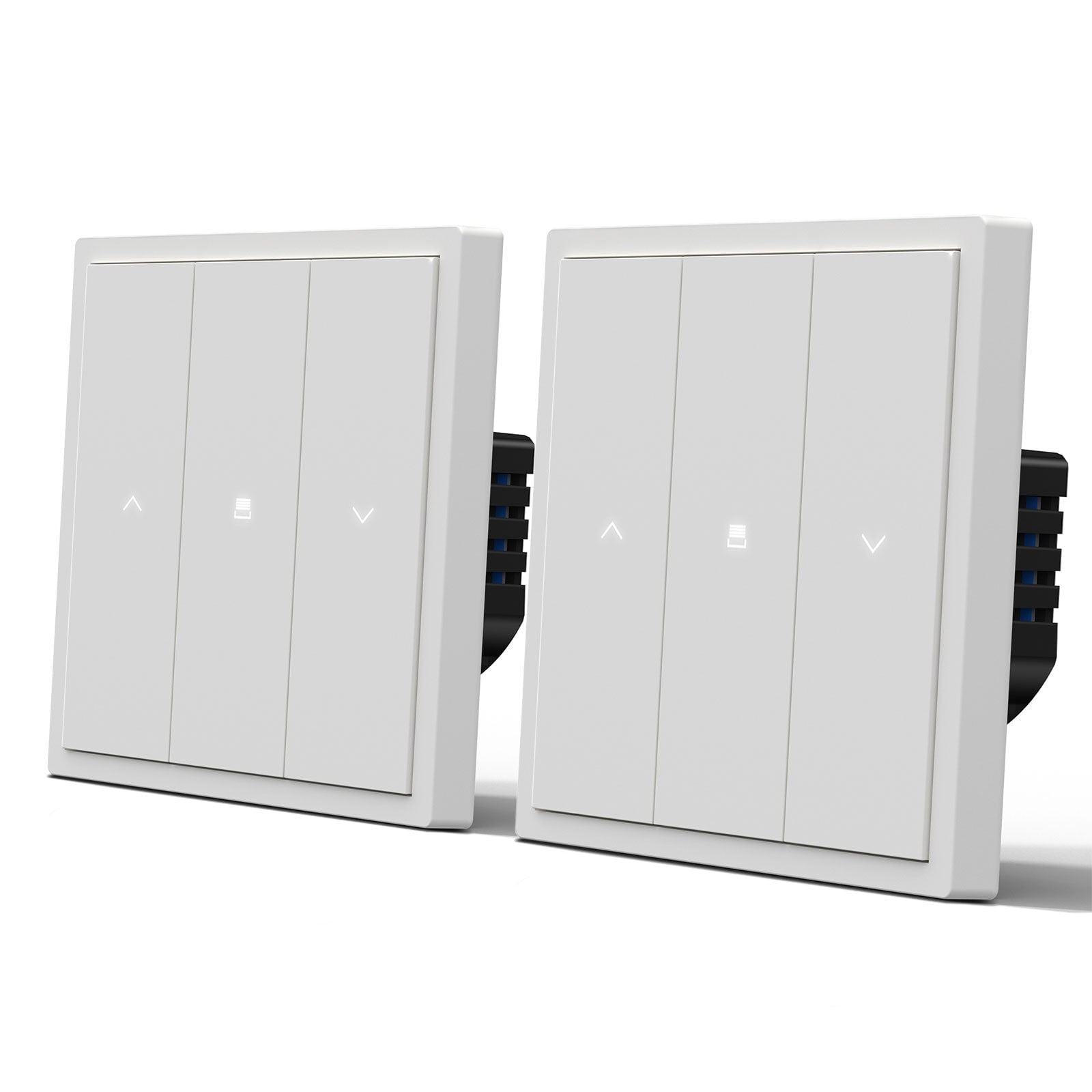 BSEED Scale Series Smart Wifi Roller Shutter Blind Switch Light Switches Bseedswitch White 2 PCS/Pack 