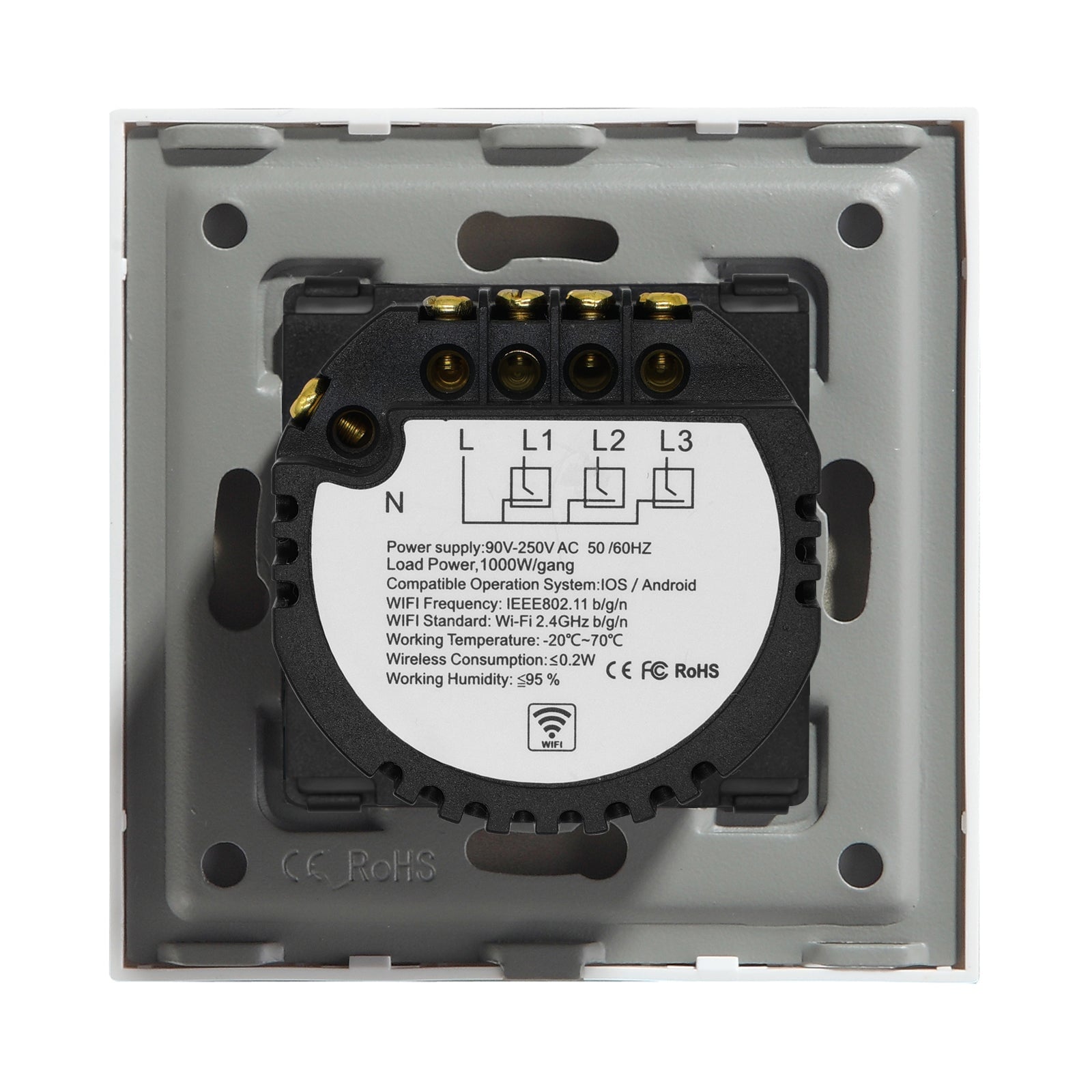 Bseed Smart Wifi Light Switch Wall Switch (With Neutral) Light Switches Bseedswitch 