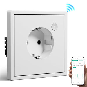 BSEED Grand Smart Wifi Socket With Energy Monitoring Smart Eu Socket