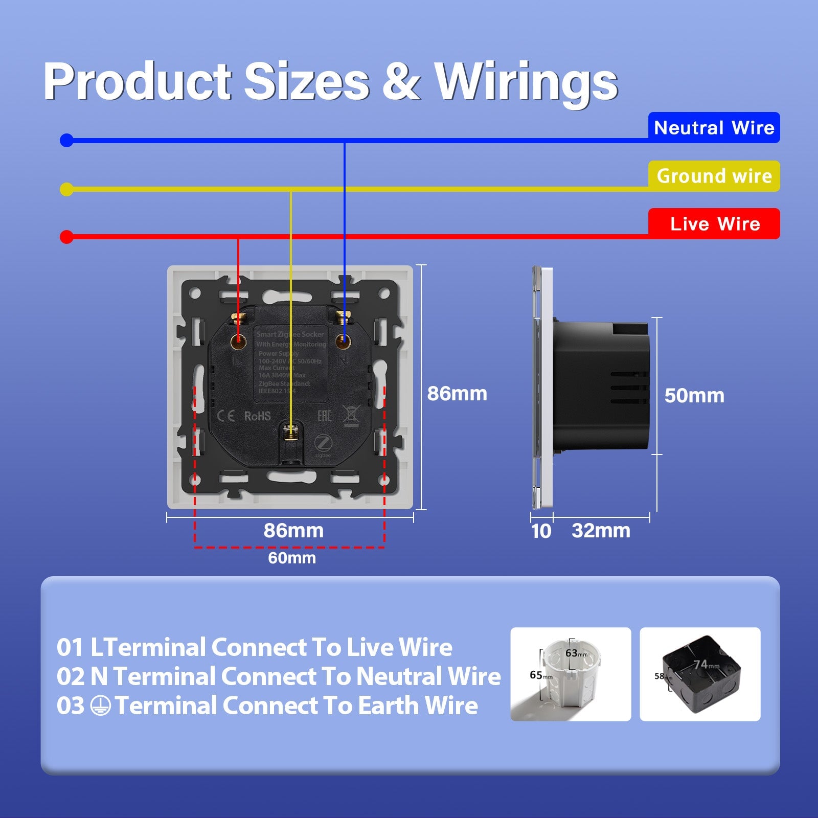 BSEED Wifi Eu Standards Socket Work with Alexa Google Assitant socket Bseedswitch 