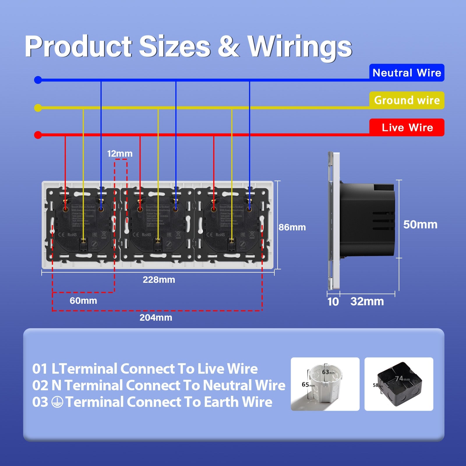 BSEED Wifi Eu Standards Socket Work with Alexa Google Assitant socket Bseedswitch 