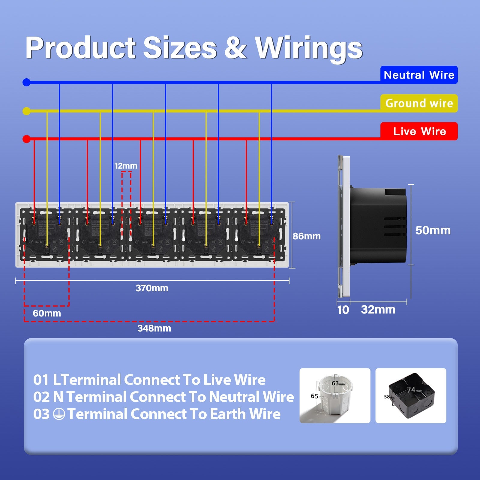 BSEED Wifi Eu Standards Socket Work with Alexa Google Assitant socket Bseedswitch 