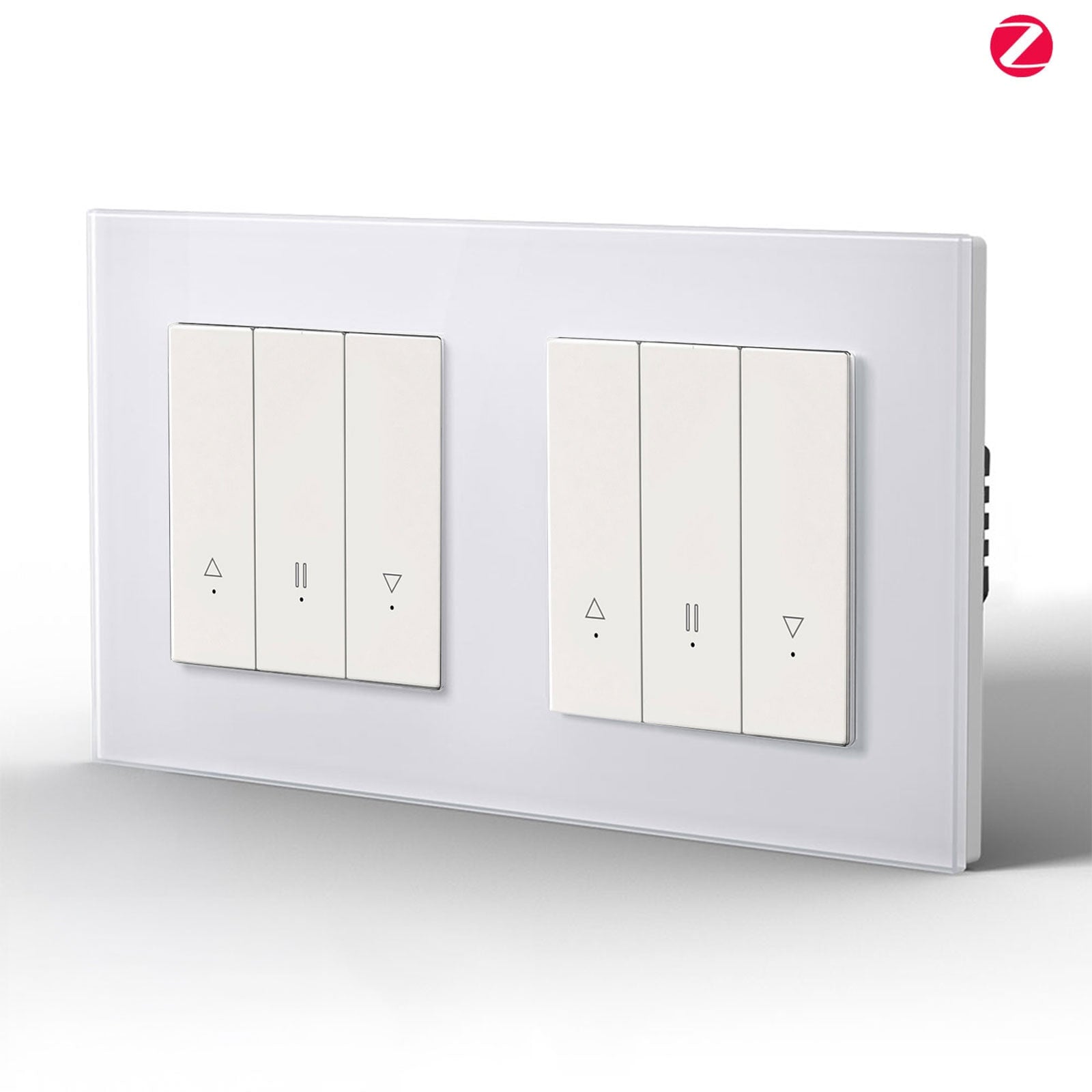 Bseed Echo Smart Zigbee Doble Blind Switch Roller Shutter Switch Work with Tuya Alex Google Assistant 157mm Shutters Bseedswitch White 