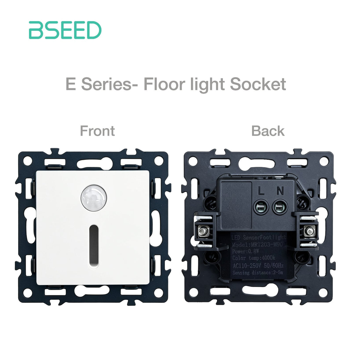 BSEED DIY Part Customized Free Combinations Mechanical Switch Socket Insert White Color Crystal Glass Panel Light Switches Bseedswitch Floor Lamp 