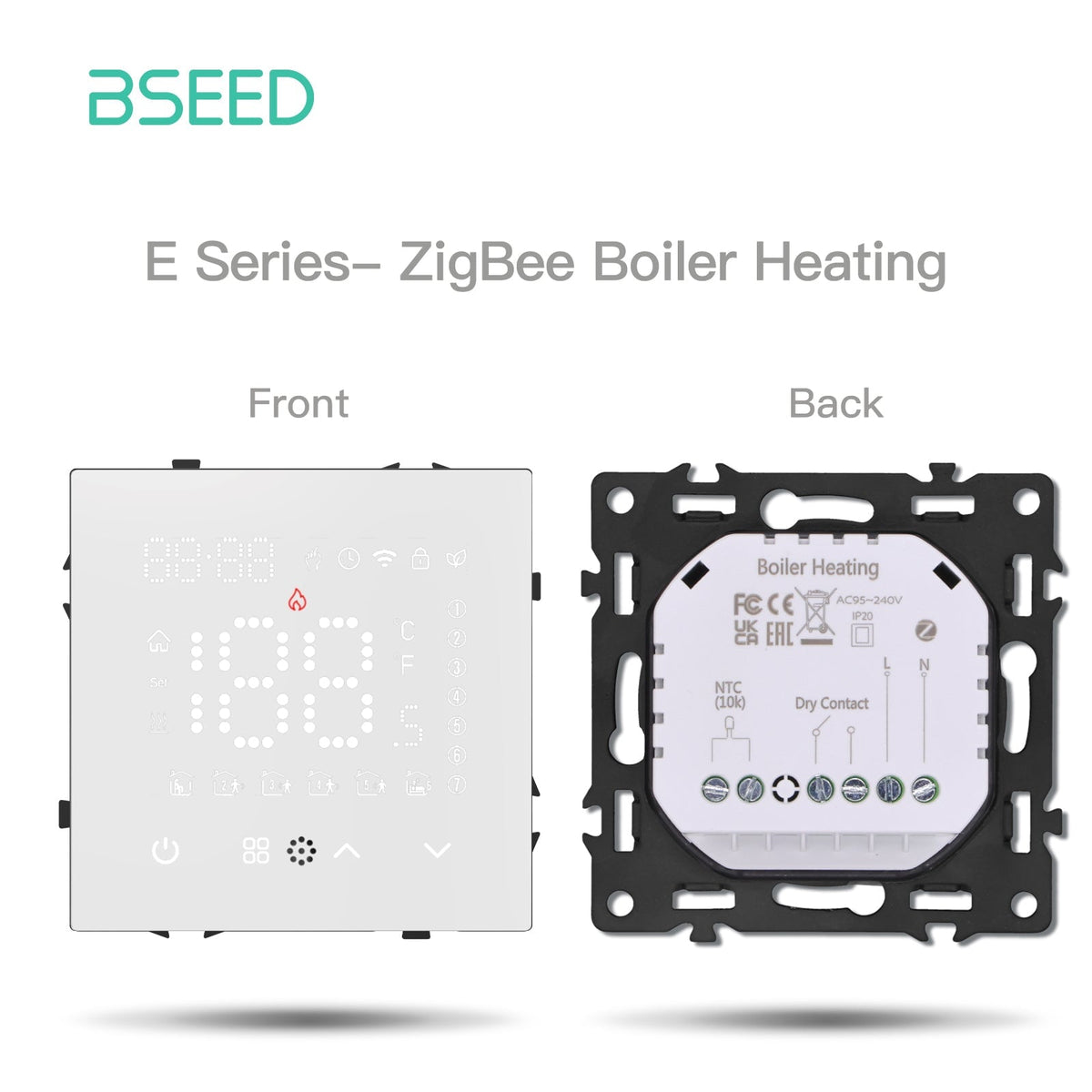 Grand Series DIY Part Customized free combinations Plastic Panels White Color Power Outlets & Sockets Bseedswitch ZIGBEE boiler heating 