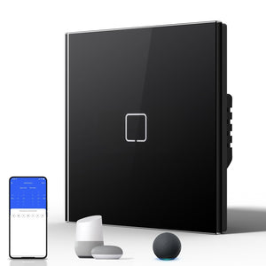 Echo Serie Smart Wifi Light Switch (With Neutral) Glass Panel Light Switches Bseedswitch 