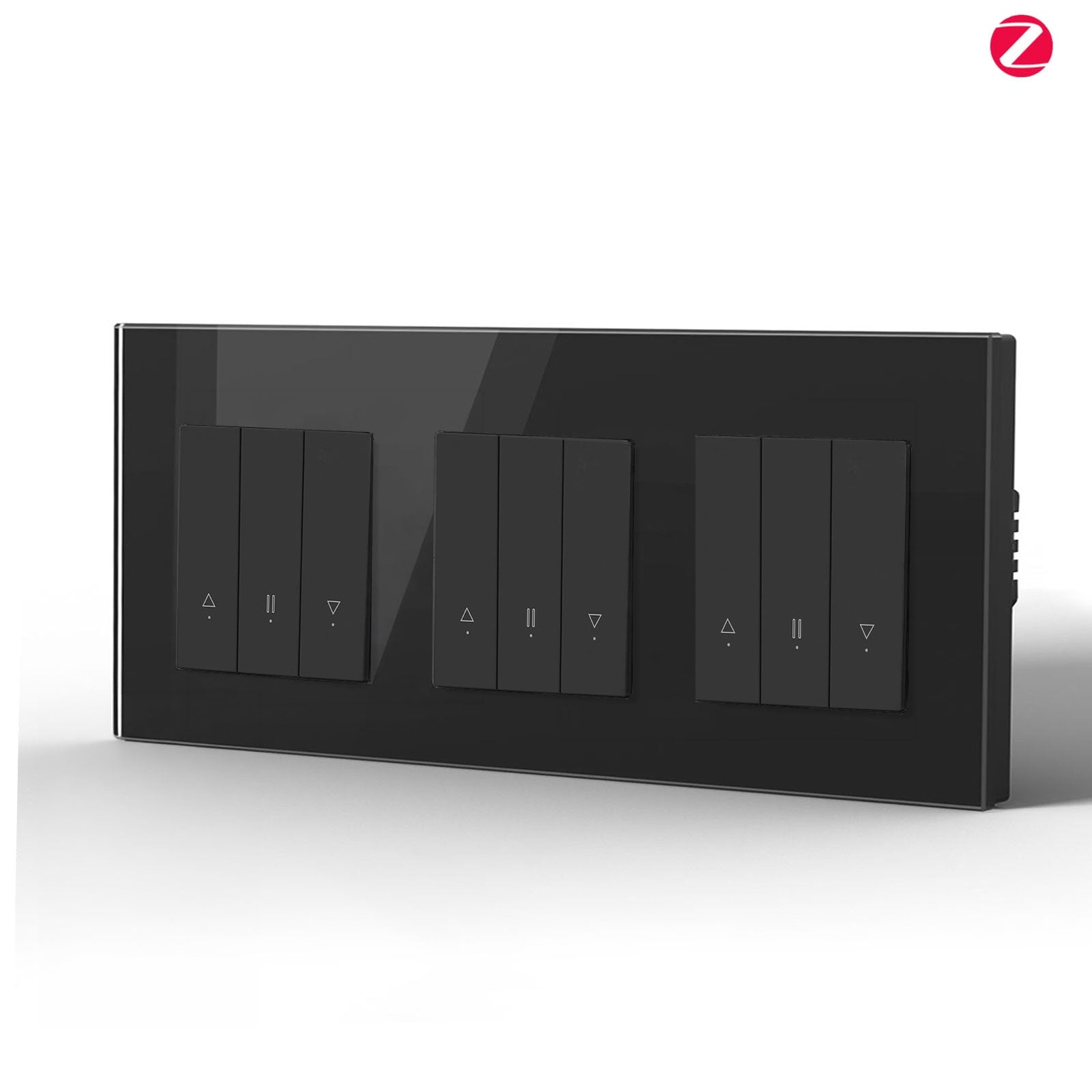 Bseed Echo Smart Zigbee Triple Blind Switch Roller Shutter Switch Work with Tuya Alex Google Assistant Shutters Bseedswitch Black 