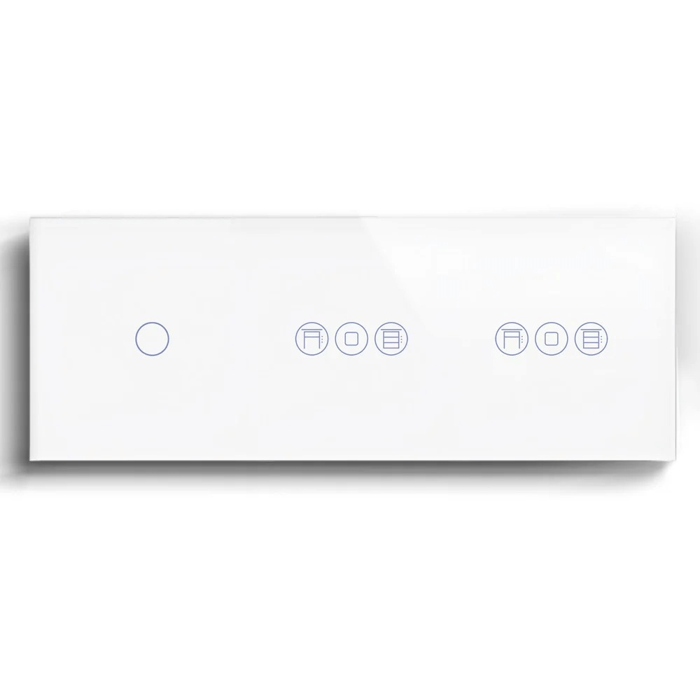 BSEED Product Customization Bseedswitch zigbee 1gang switch with double zigbee roller shutter switch 