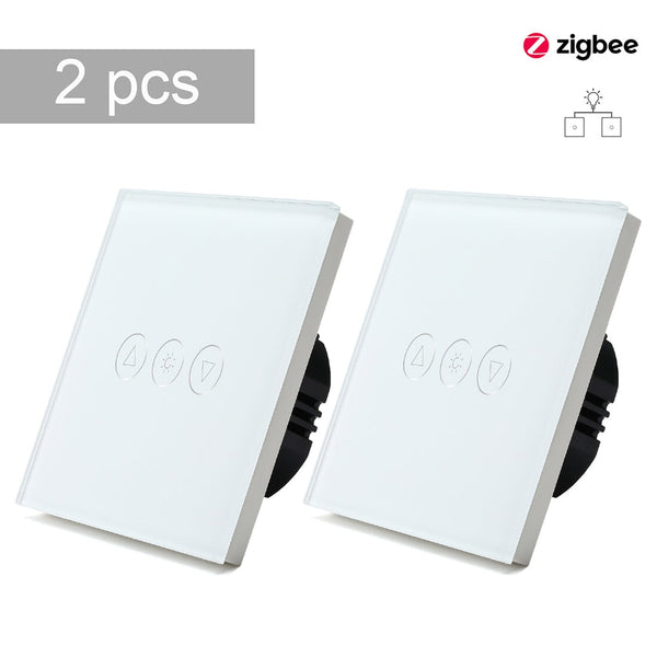 Bseed 2WAY Zigbee Touch Light Dimmer Smart Switch Light Switches Bseedswitch White 2 Pcs/Pack 