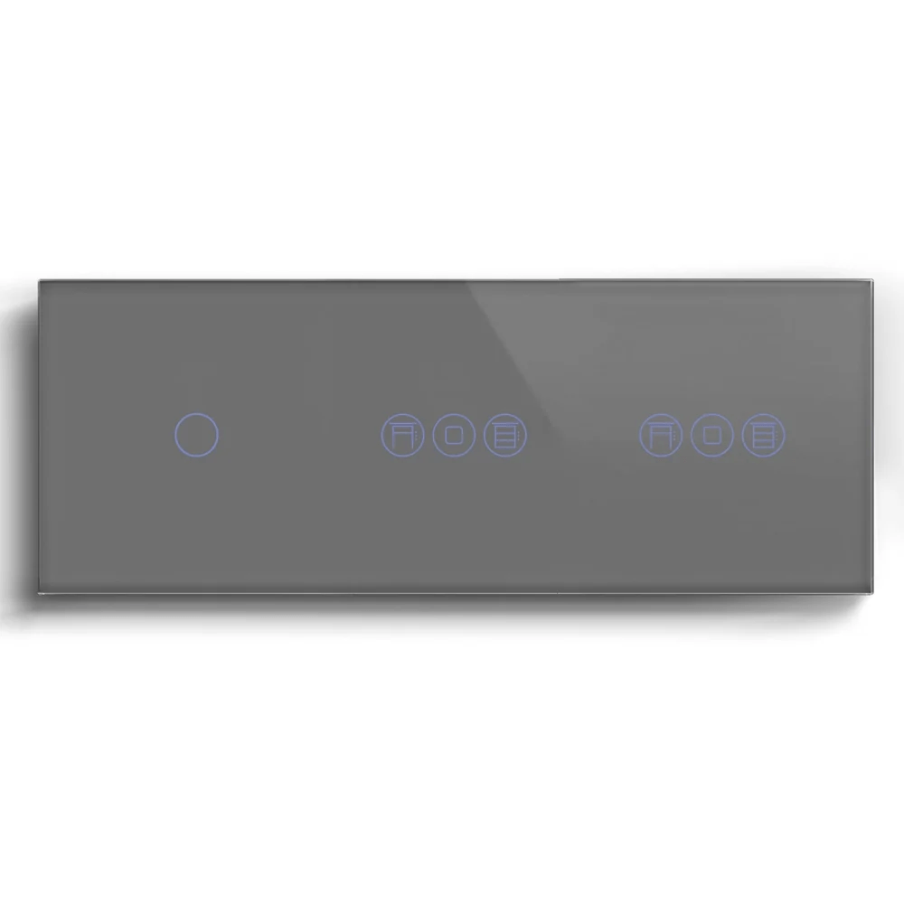 BSEED Product Customization Bseedswitch zigbee 1gang switch with double zigbee roller shutter switch 