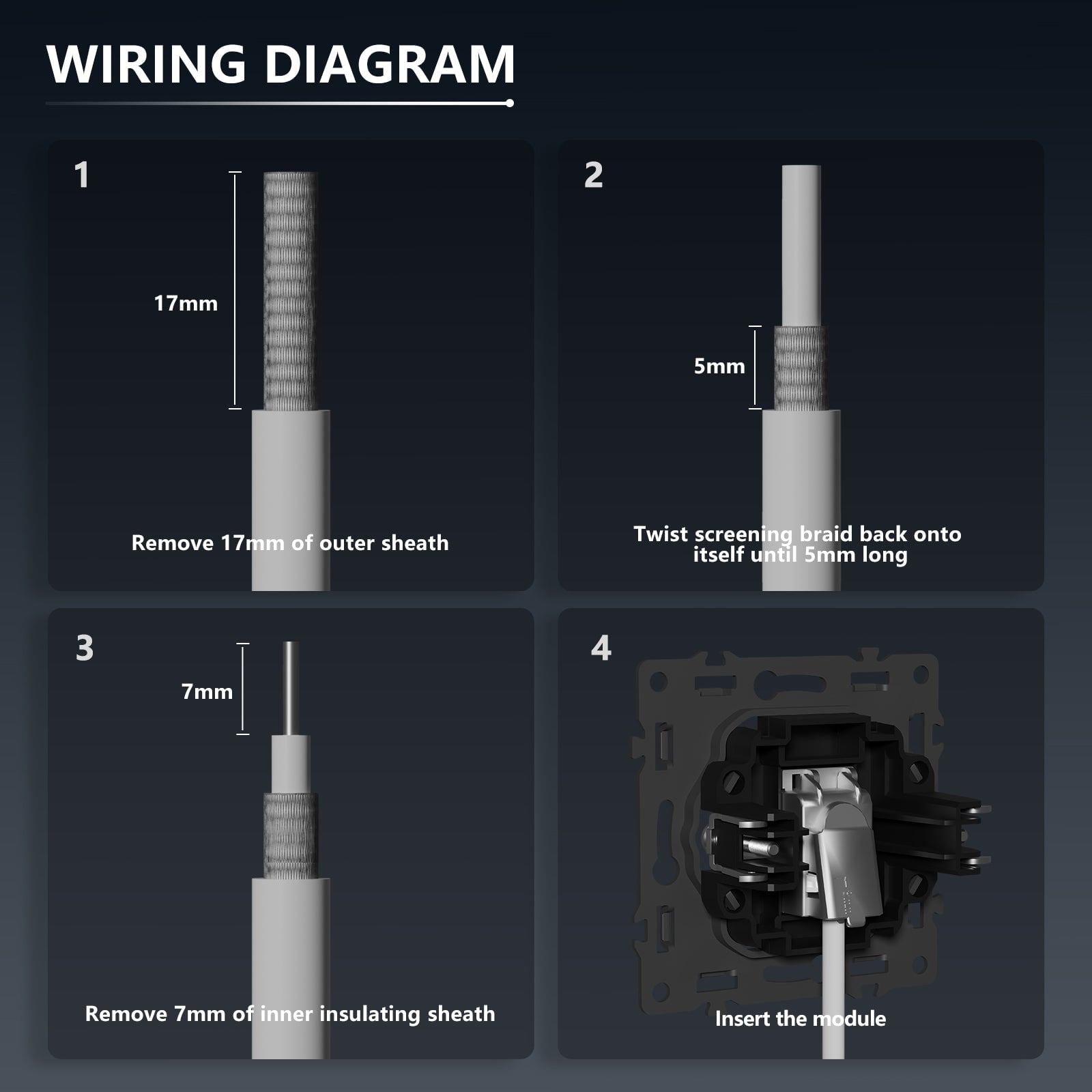 Grand Series Satellite socket With Clamping Technique Power Outlets & Sockets Bseedswitch 