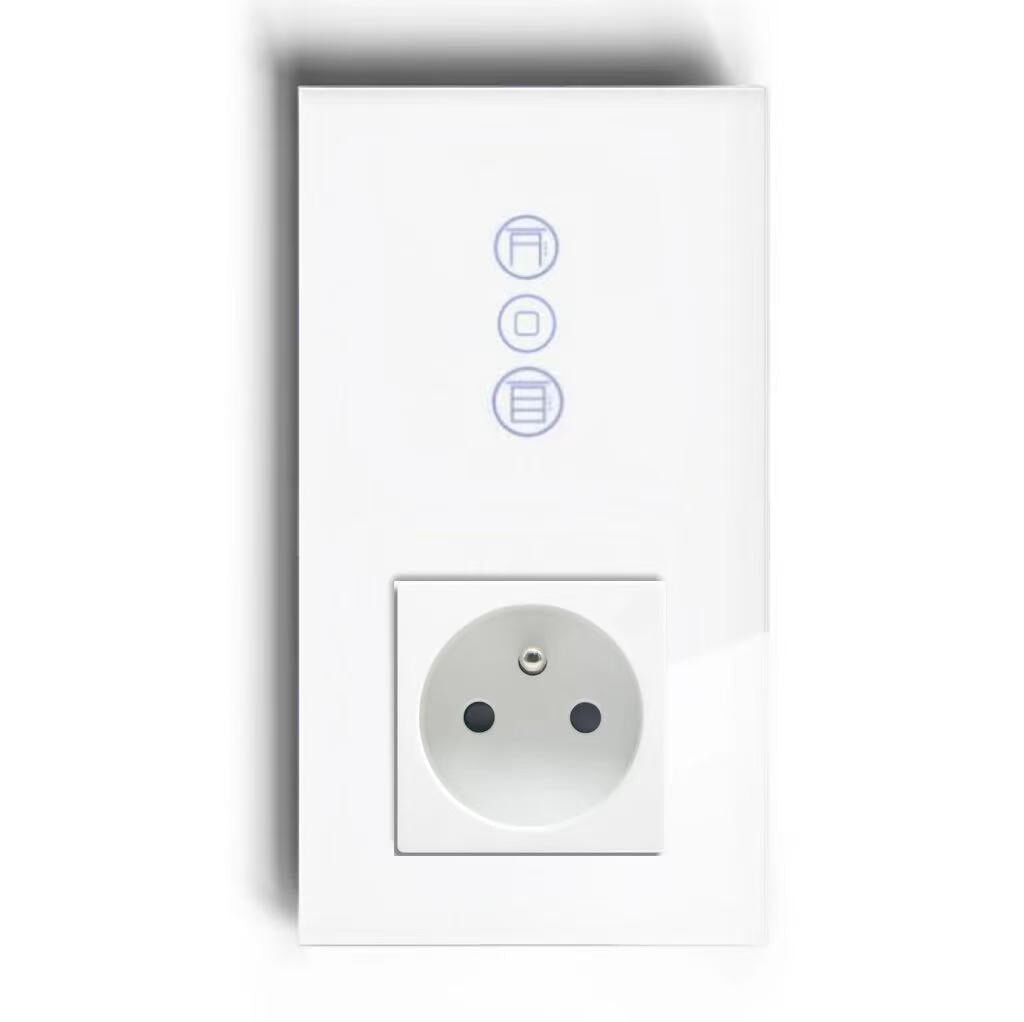 BSEED Product Customization Bseedswitch wifi roller shutter switch with french socket 