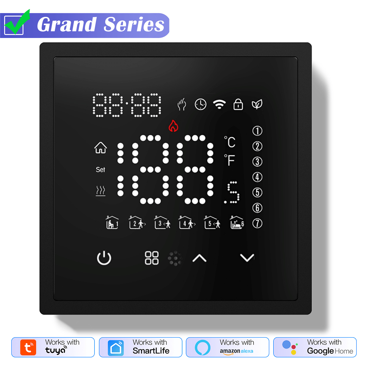 BSEED Smart Thermostat WiFi Floor Heating Room Thermostat Controller programmable Thermostats Bseedswitch 