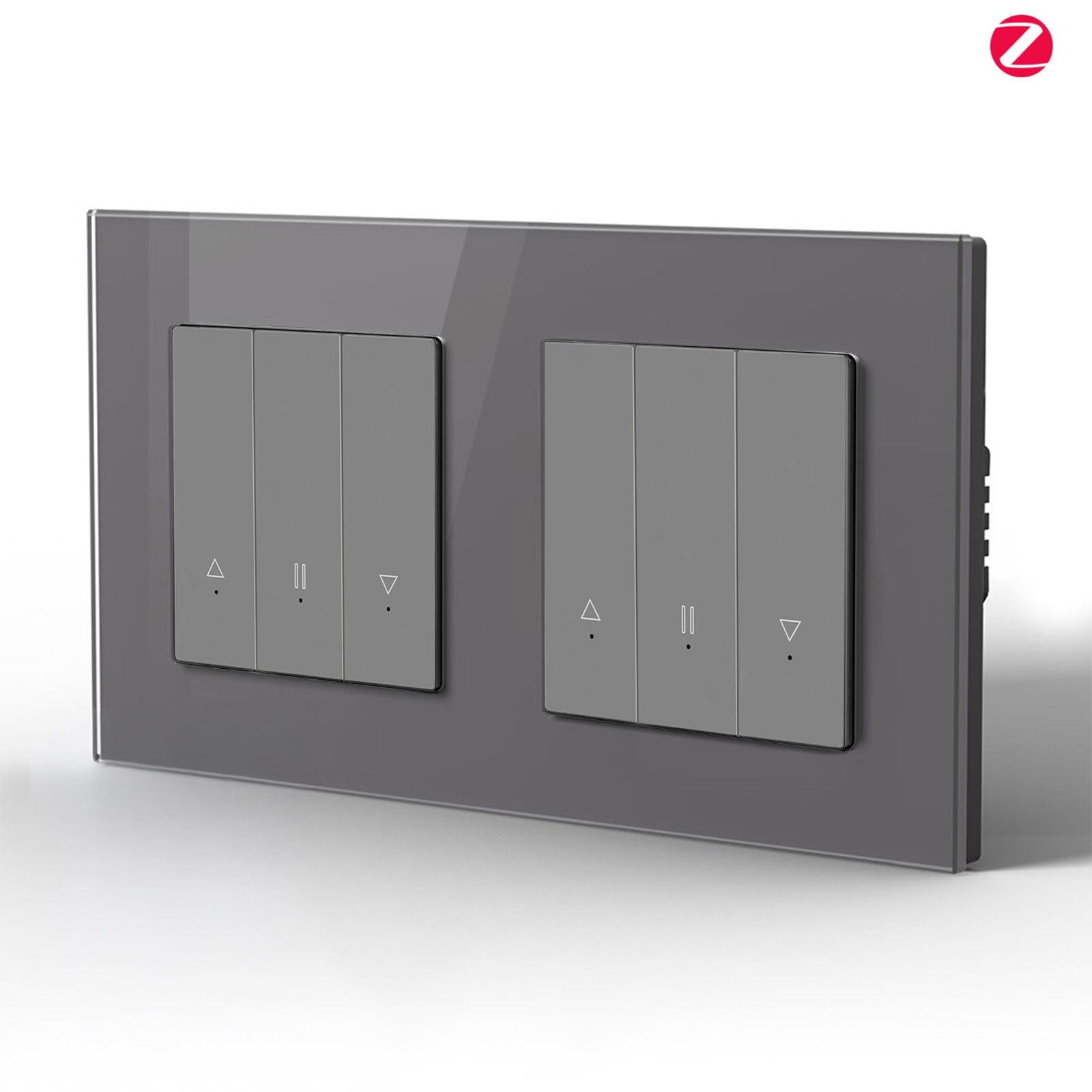 Bseed Echo Smart Zigbee Doble Blind Switch Roller Shutter Switch Work with Tuya Alex Google Assistant 157mm Shutters Bseedswitch Grey 