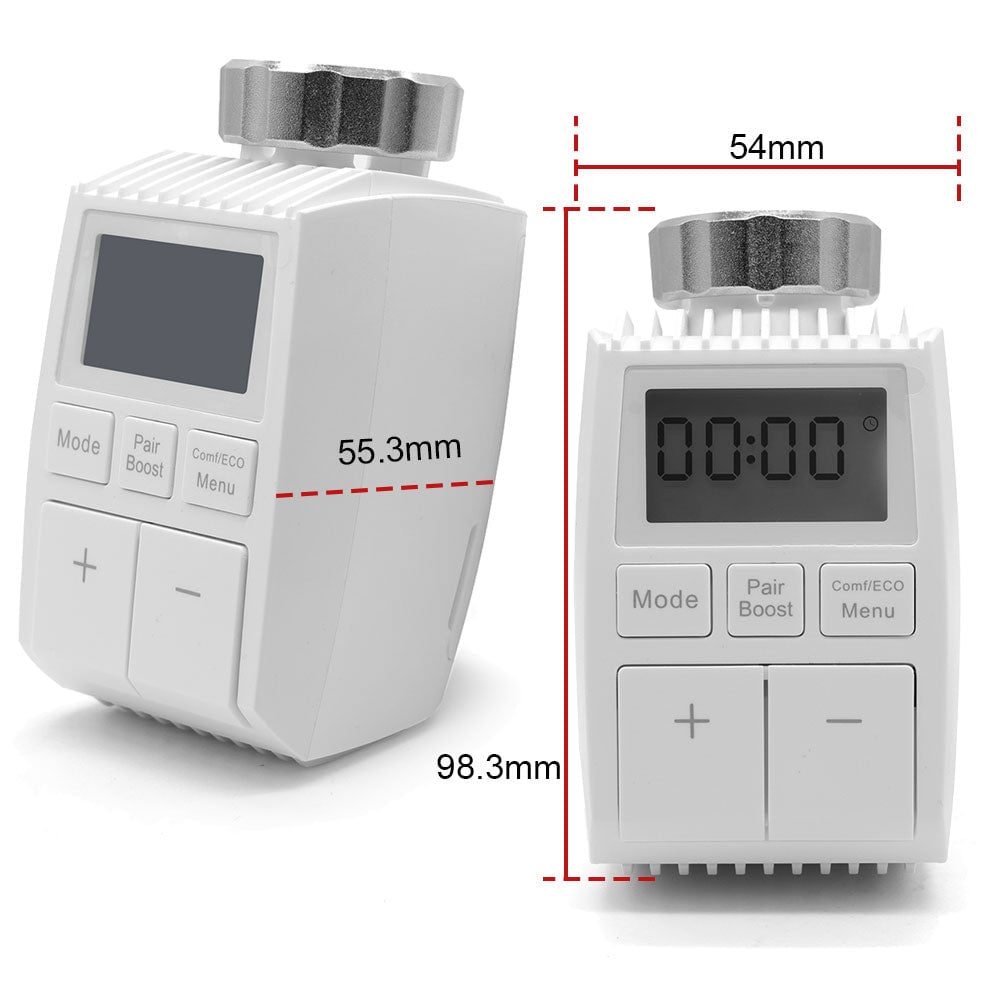 BSEED ZigBee3.0 Thermostatic Valve Smart Radiator Actuator Programmable Temperature Controller Thermostats Bseedswitch 