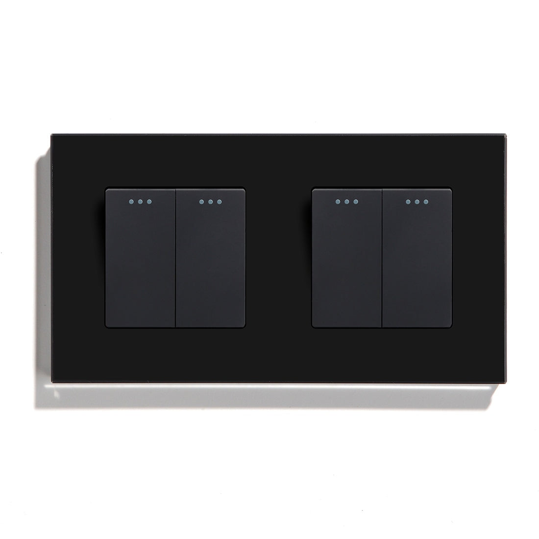 Bseed Button Light Switch 1/2/3 Gang 1Way Mechanical Switches Crossbar