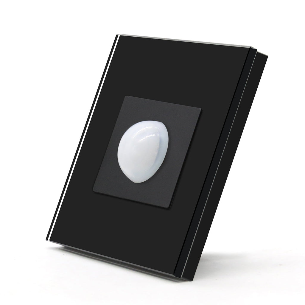 BSEED PIR Infrared Motion Body Sensor Switch Push Button Glass Mechani ...