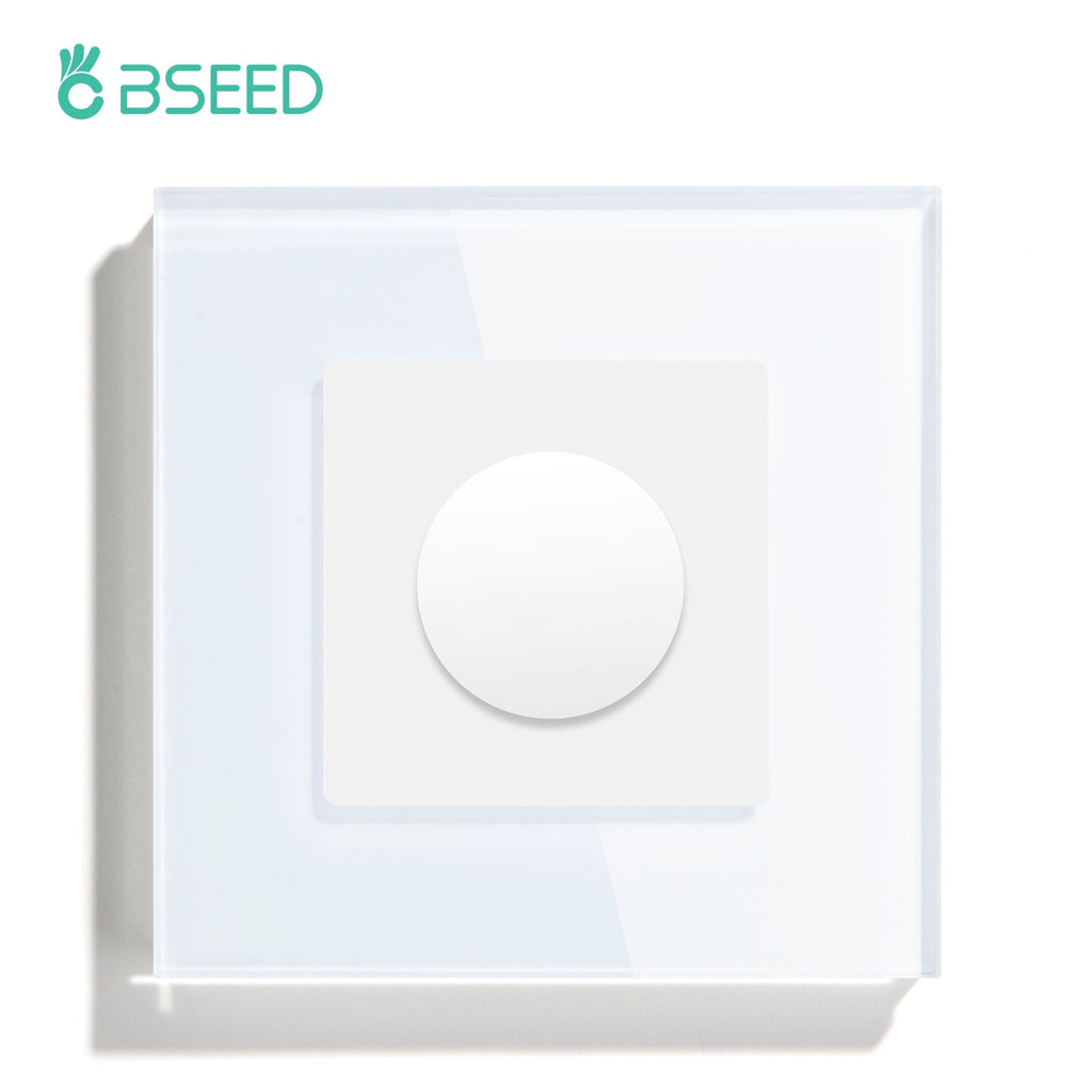 BSEED Push Button Dimmer Light Switch Speed Regulating Switch Fan Switch Glass Mechanical LED Dimmable Switches Light Switches Bseedswitch 