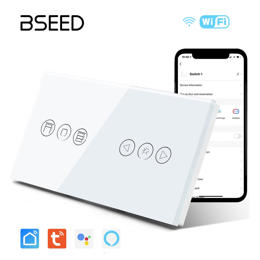 BSEED WiFi dimmer switch with shutter switch Light Switches Bseedswitch 