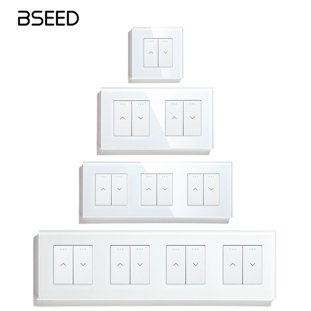 BSEED Touch Contraol Curtain Switch Flame Up And Down Arrows Power Outlets & Sockets Bseedswitch 