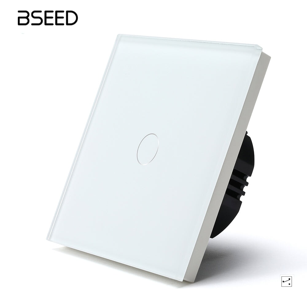 BSEED Wall Touch Screen Switches 1/2/3 Gang 2/3 Way Light Switches Bseedswitch 